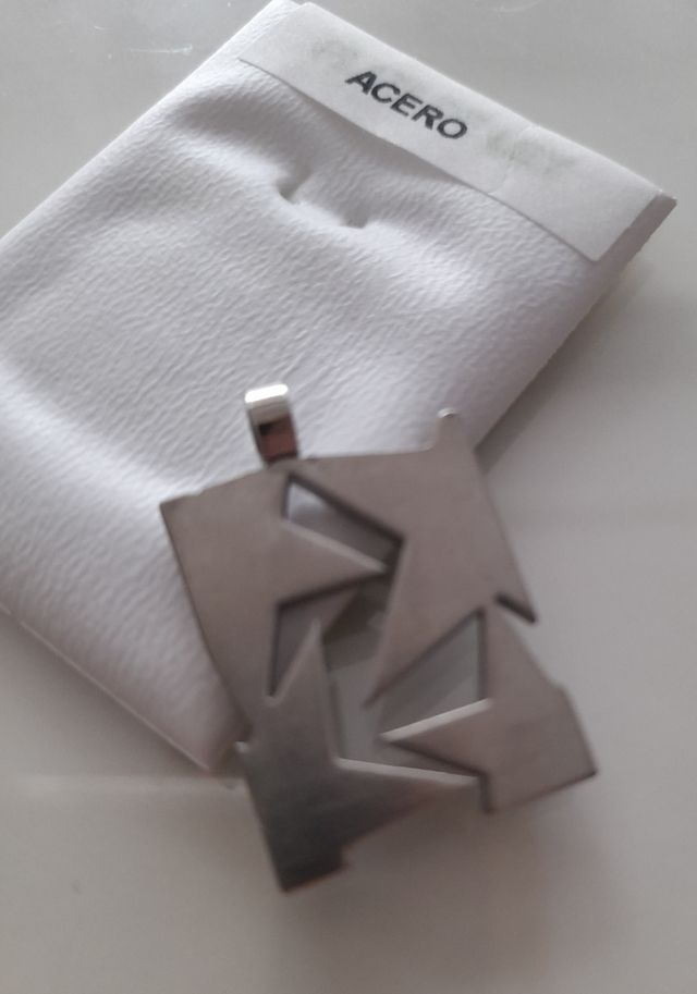 Colgante acero unisex