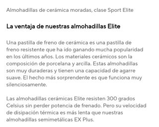 Zapatas para freno Sram