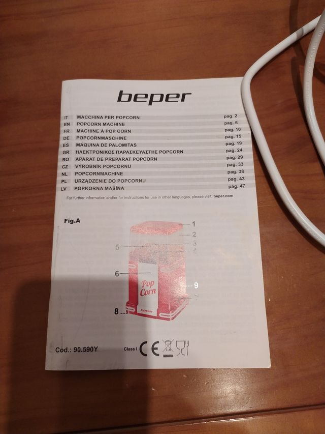 Máquina de hacer palomitas