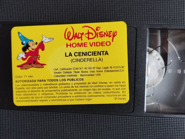 VHS La Cenicienta