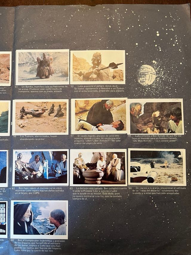 Álbum cromos La Gerra de las Galaxias .