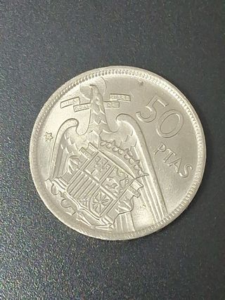 Moneda de 50 pesetas año 1957*59