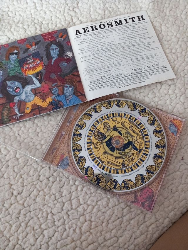 AEROSMITH nine lives. Cd