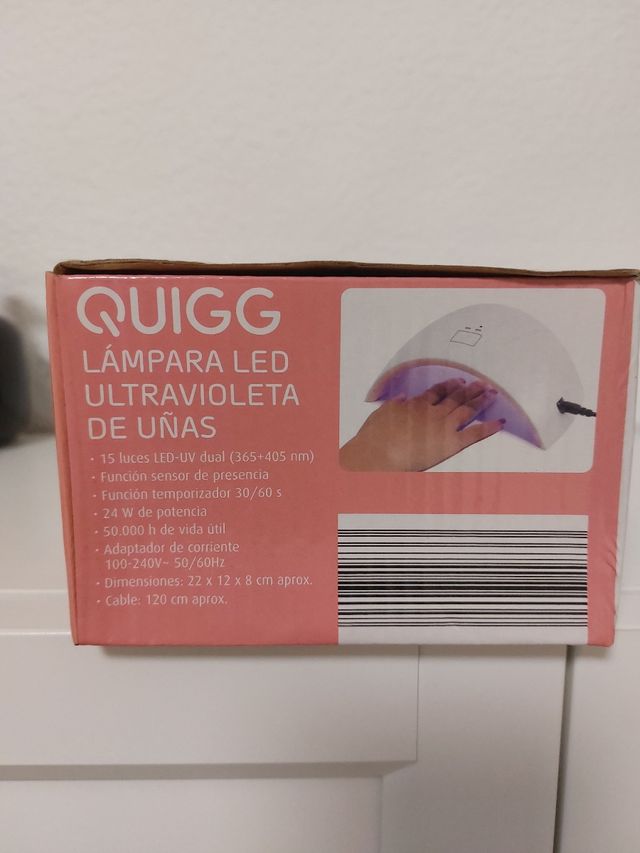 Lámpara led ultravioleta de uñas