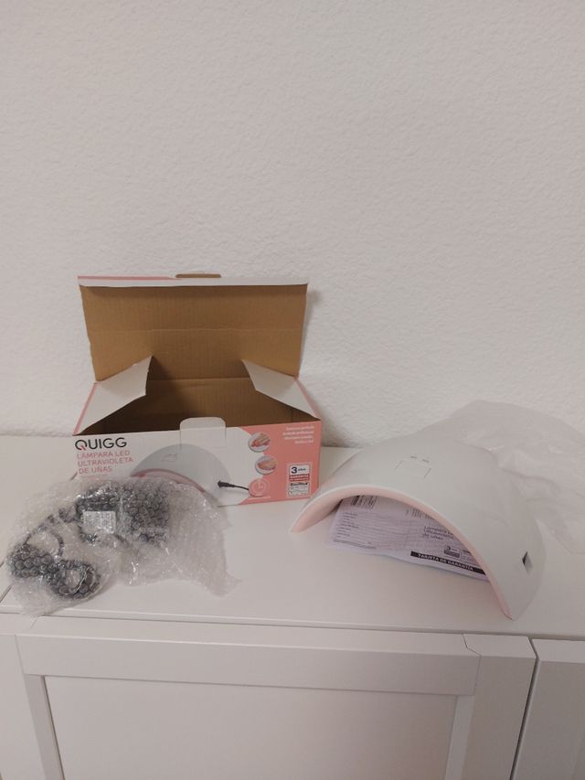 Lámpara led ultravioleta de uñas