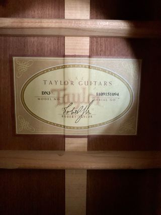 Taylor DN3e / Alta gama de Taylor