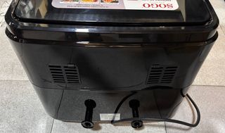 Freidora de aire cesta doble Sogo negra