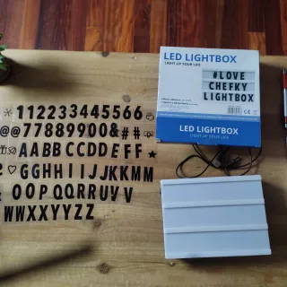 Lámpara decorativa y de mensajes