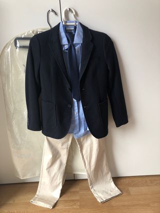Conjunto niño comunion talla 9/10 años