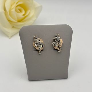 OFERTA. Conjunto de oro rosa 18kt con diamantes