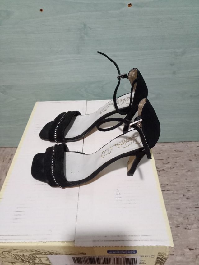 SANDALIAS DE FIESTA DE TACÓN