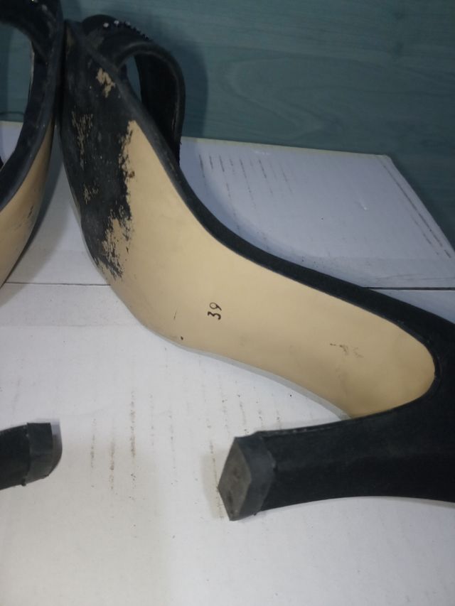 SANDALIAS DE FIESTA DE TACÓN