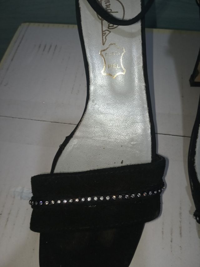 SANDALIAS DE FIESTA DE TACÓN