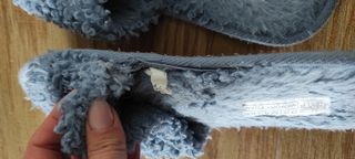 Ciabatte pelose donna azzurre Primark