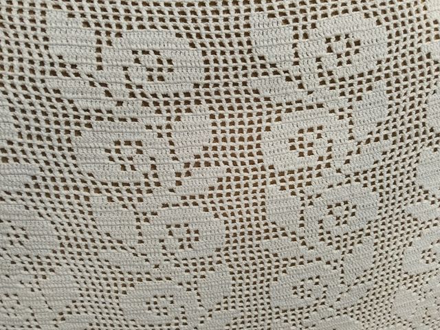 Tapete de ganchillo para sofas y mecedor