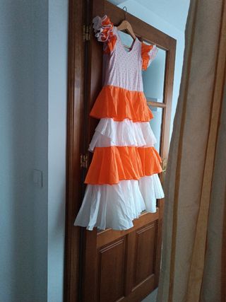 Traje de flamenca niña