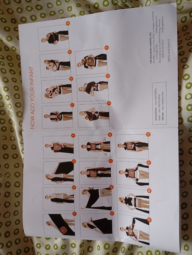 Pañuelo porta bebé Ergobaby