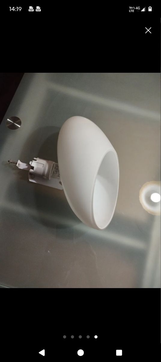 Applique vetro satinato 