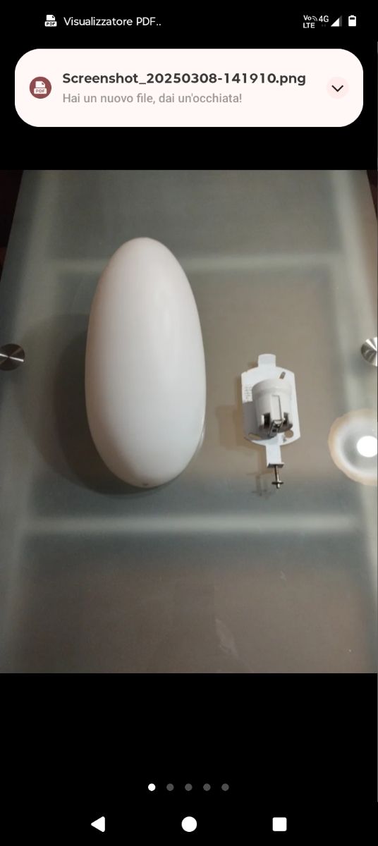 Applique vetro satinato 