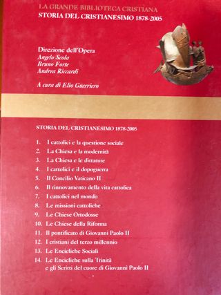 Libri Storia del Cristianesino  14 volumi