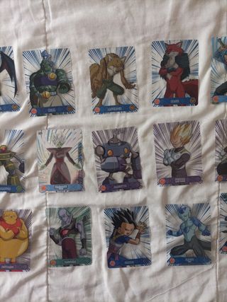 Cromos dragón ball