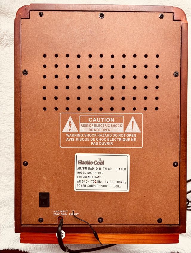 Reproductor radio cd vintage