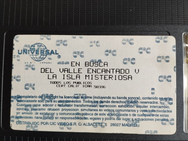 VHS En busca del Valle Encantado V