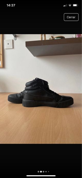 zapatos puma negros