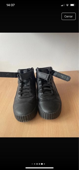 zapatos puma negros