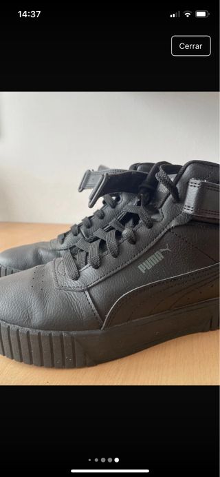 zapatos puma negros