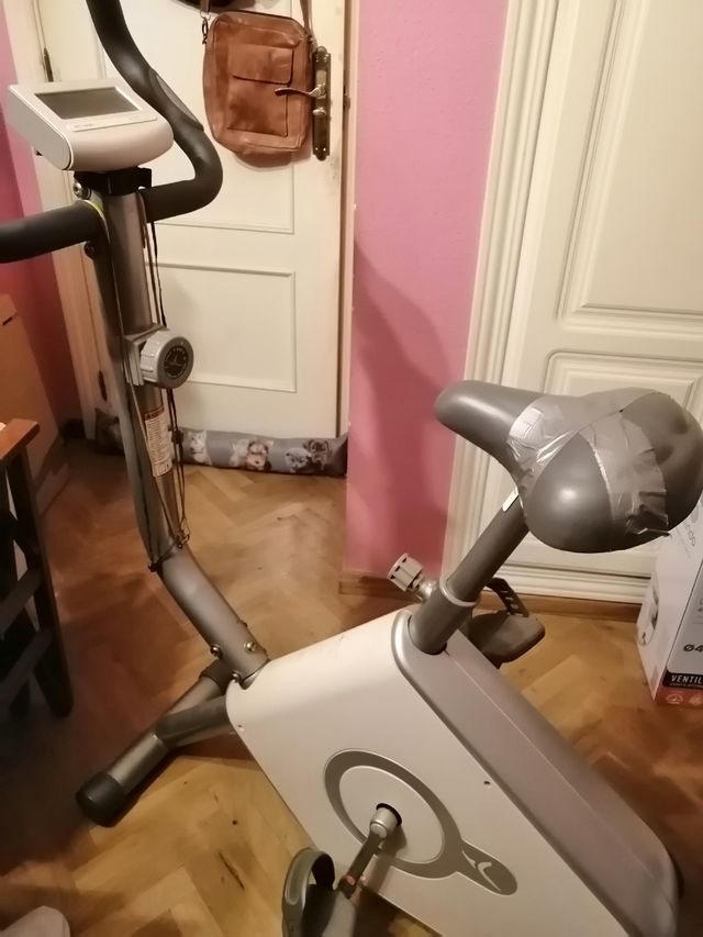 Bicicleta estática.