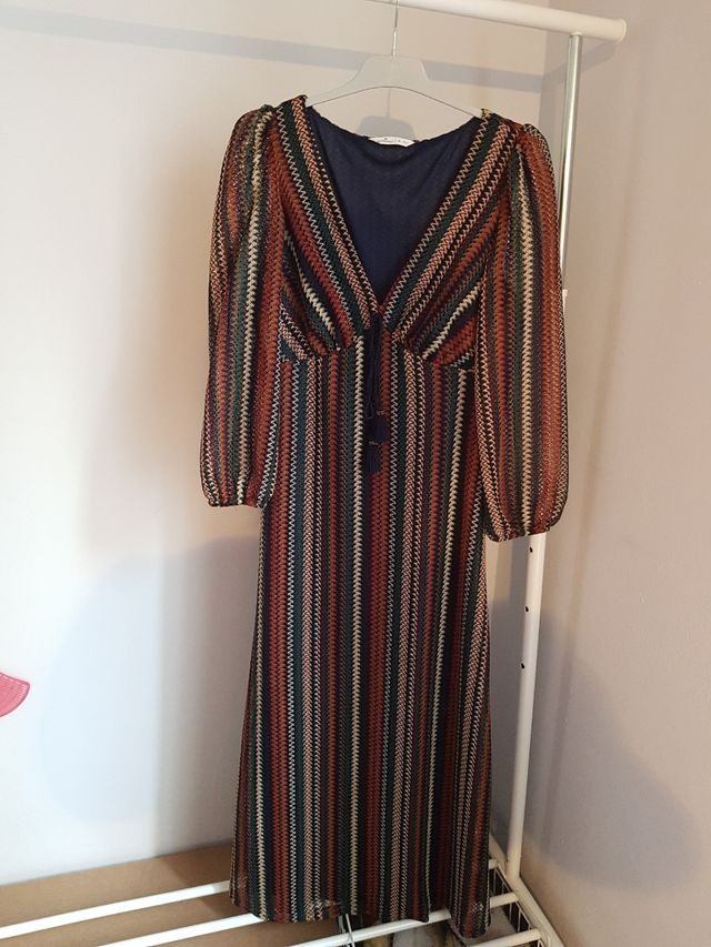 Vestido manga larga nuevo