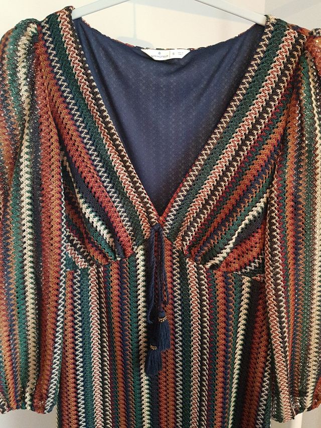 Vestido manga larga nuevo