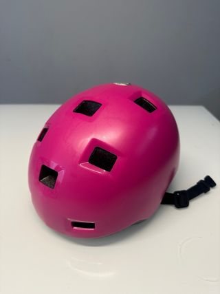 Casco bici rosa niña