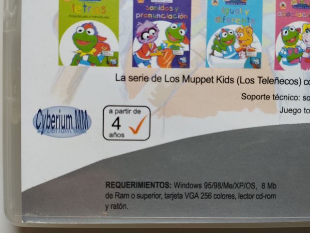 Juega y aprende PC CD-ROM Muppet Kids