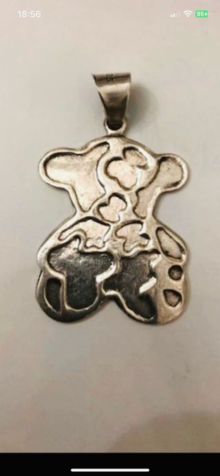 Colgante Osito plata de ley