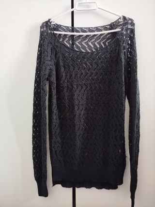 Camiseta calada mujer