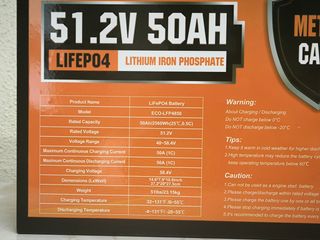 Bateria 51.2V 50Ah