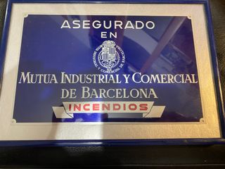 antiguo cartel industrial y comercial de Barcelona