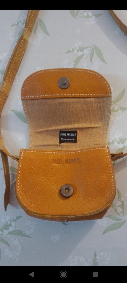 Borsa in vera pelle - PAUL MARIUS - MAI USATA