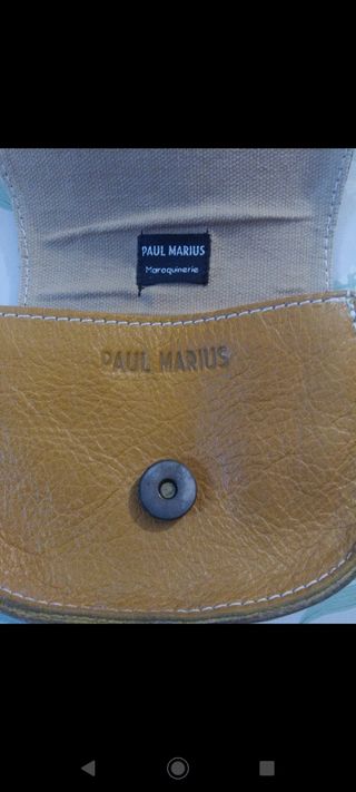 Bolso de CUERO auténtico - PAUL MARIUS - SIN USAR