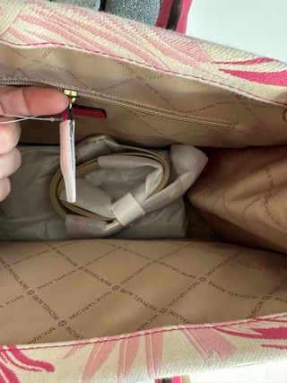 Bolso Michael Kors lona y piel