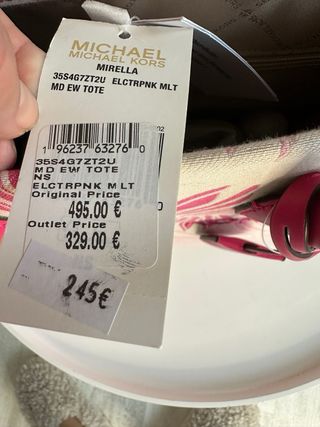 Bolso Michael Kors lona y piel