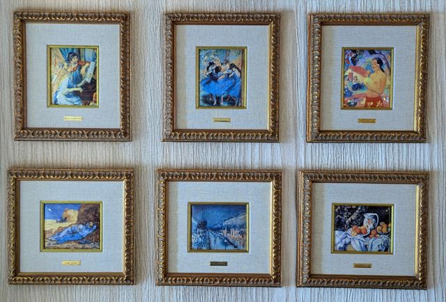 Cuadros impresionistas de esmalte.