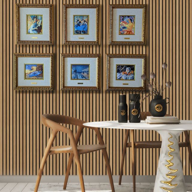 Cuadros impresionistas de esmalte.