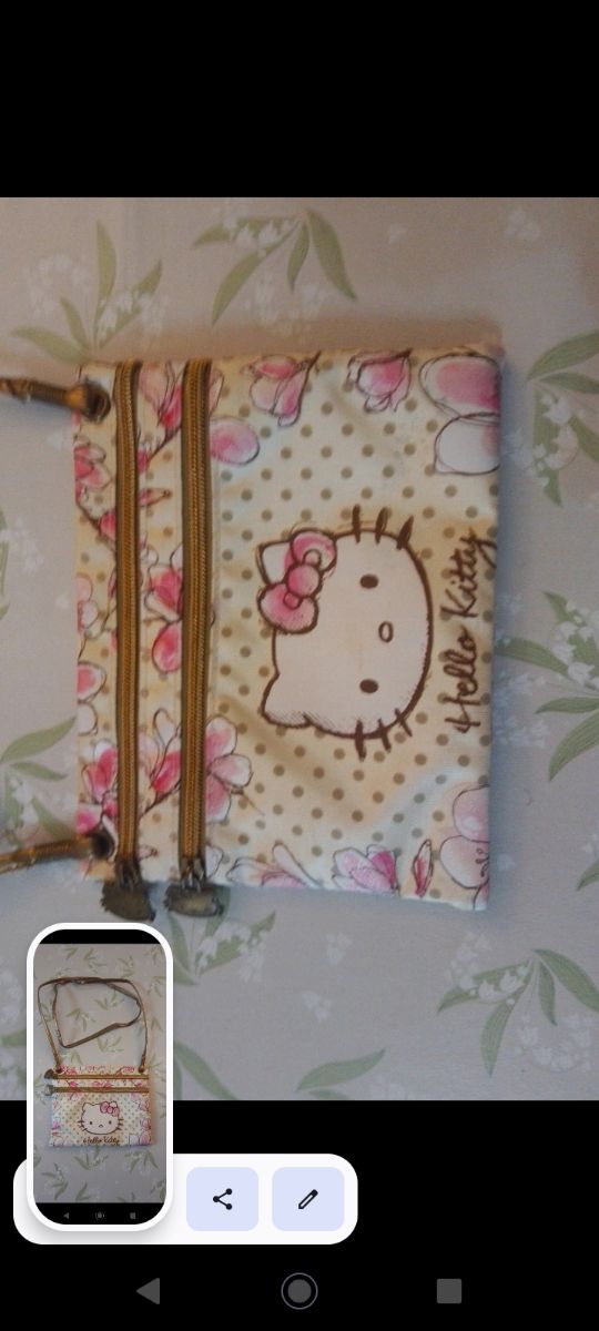 Borsa da bambina - HELLO KITTY, marca Sanrio - ORIGINALE