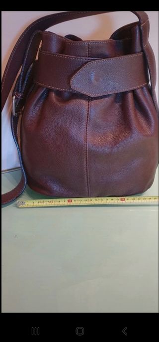 Bolso Bombonera de auténtica piel Nuevo