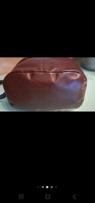 Bolso Bombonera de auténtica piel Nuevo
