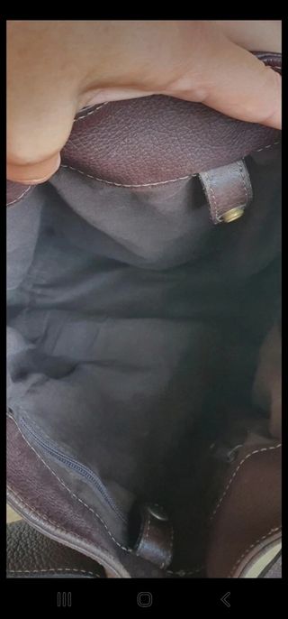 Bolso Bombonera de auténtica piel Nuevo