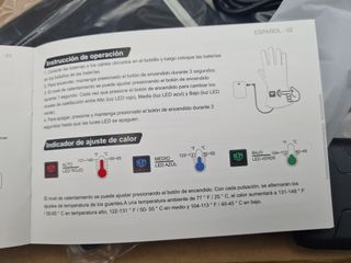 | NUEVO | Guantes Calefactables varios usos. XL